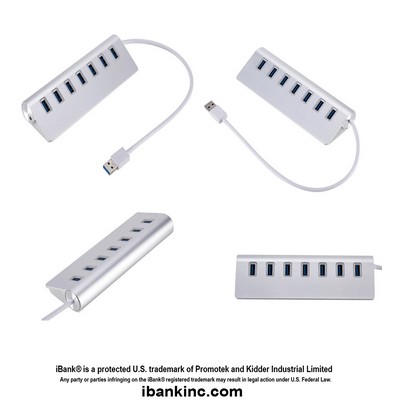 iBank ® 7 Port USB 3.0 Premium Aluminum Hub